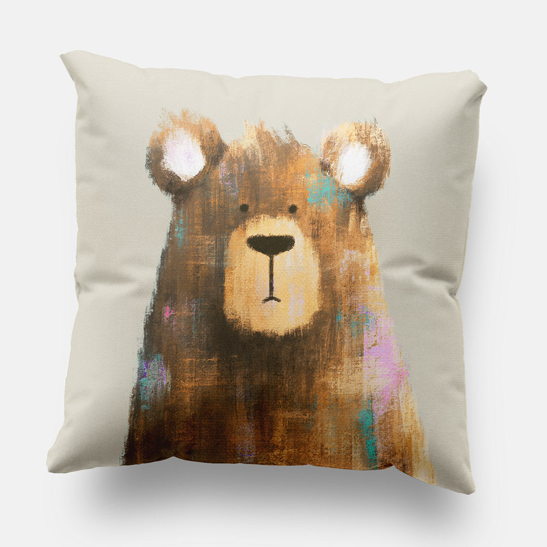 Woodland Bear Nursery Cushion Cover