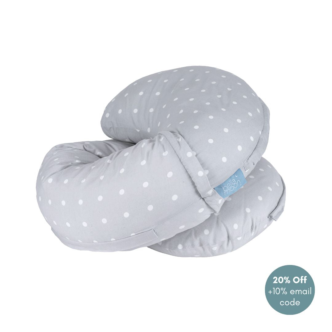 Pregnancy & Nursing (3-in-1) Pillow - Dotted-BellaMoon UK-Dotted-Yes Bebe