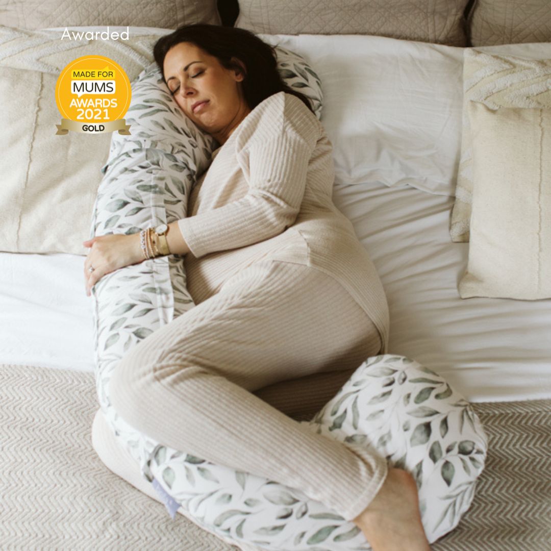 Pregnancy & Nursing (3-in-1) Pillow - Waterleaves-BellaMoon UK-Waterleaves-Yes Bebe