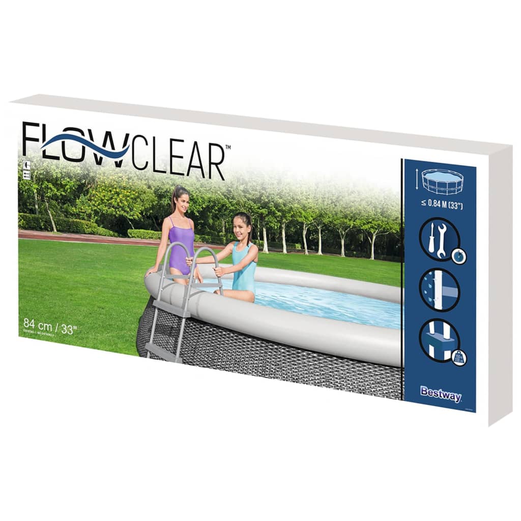 2-Step Pool Ladder Flowclear 84 cm-Bestway-Yes Bebe