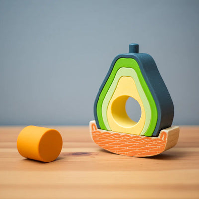 Rocking Avocado-Activity Toys-Bigjigs-Yes Bebe