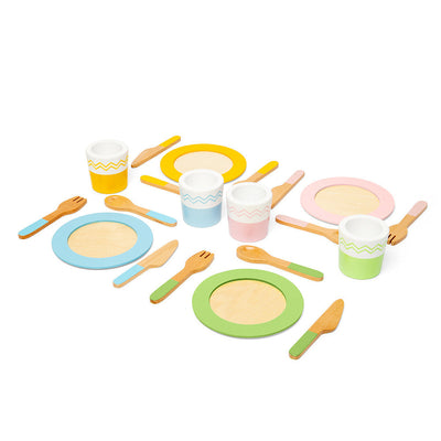 Dinner Service Set-Bigjigs Toys-Yes Bebe