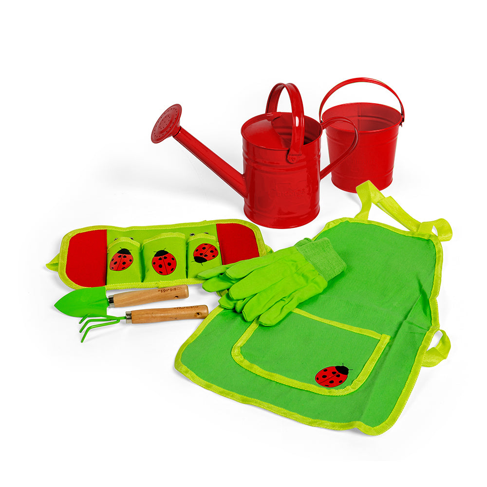 Gardening Starter Pack - Red-Bigjigs Toys-Yes Bebe