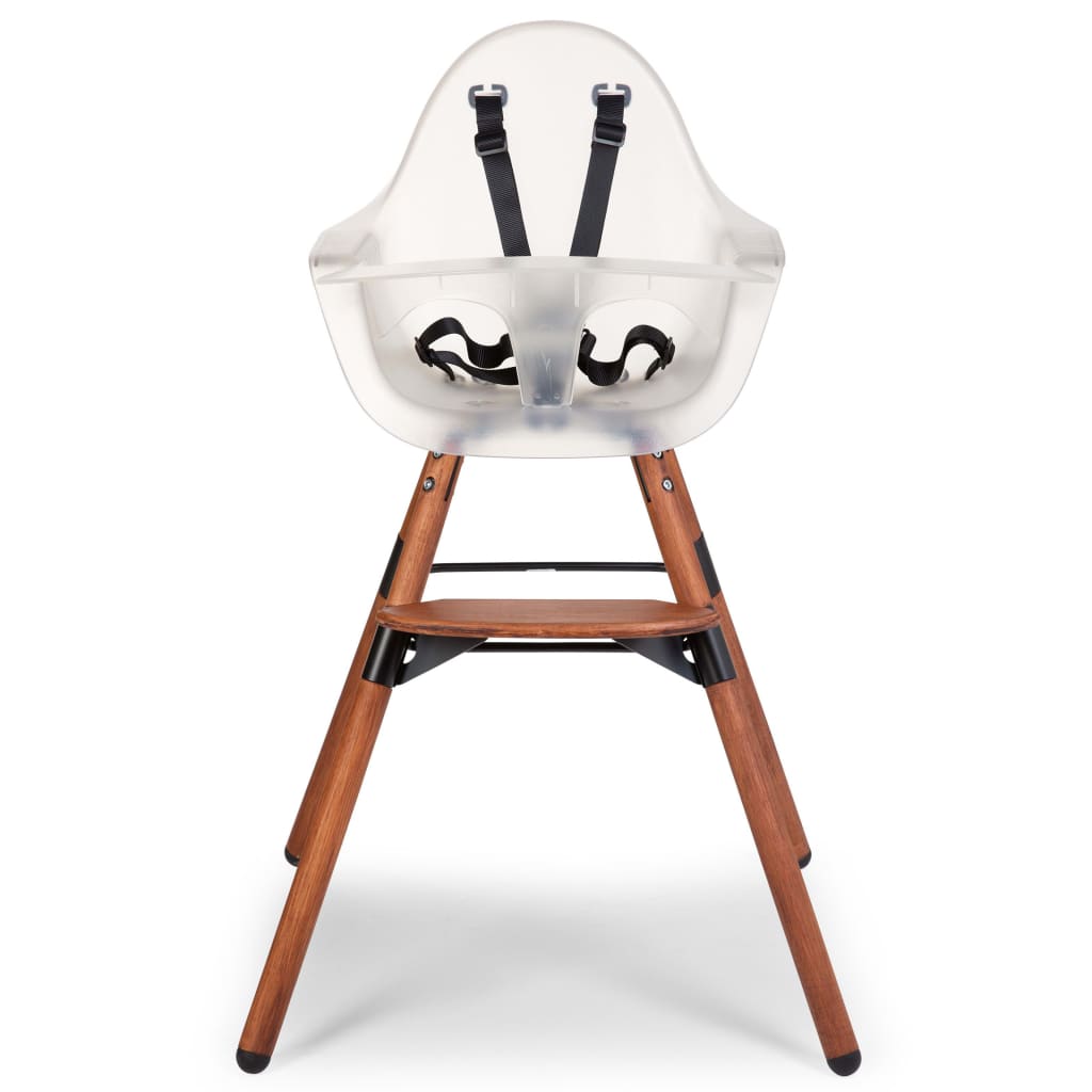 2-in-1 High Chair with Bumper Evolu 2 Transparent-High Chair-CHILDHOME-Yes Bebe