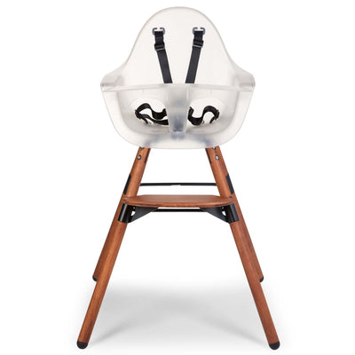 2-in-1 High Chair with Bumper Evolu 2 Transparent-High Chair-CHILDHOME-Yes Bebe