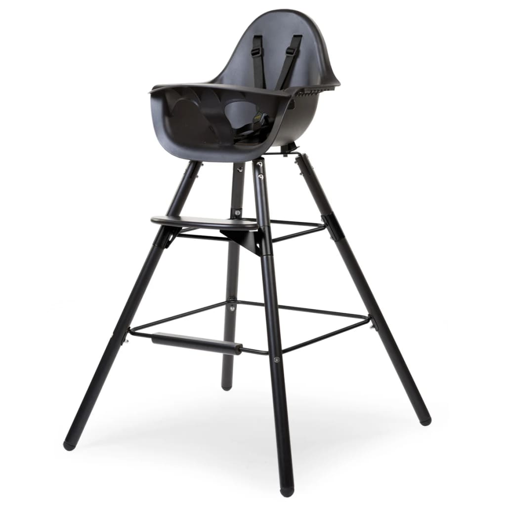 Leg Extenders and Footrest Evolu 2 Black-High Chair Accessories-CHILDHOME-Yes Bebe