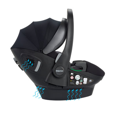 Chia Travel System Pecan with Base-Midnight Blue