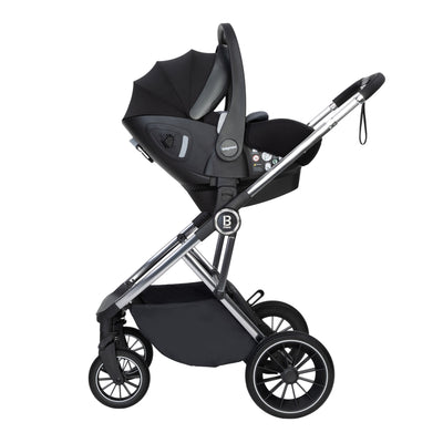 Chia Travel System Pecan with Base-Midnight Blue