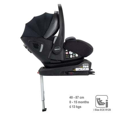 Chia Travel System Pecan with Base-Midnight Blue