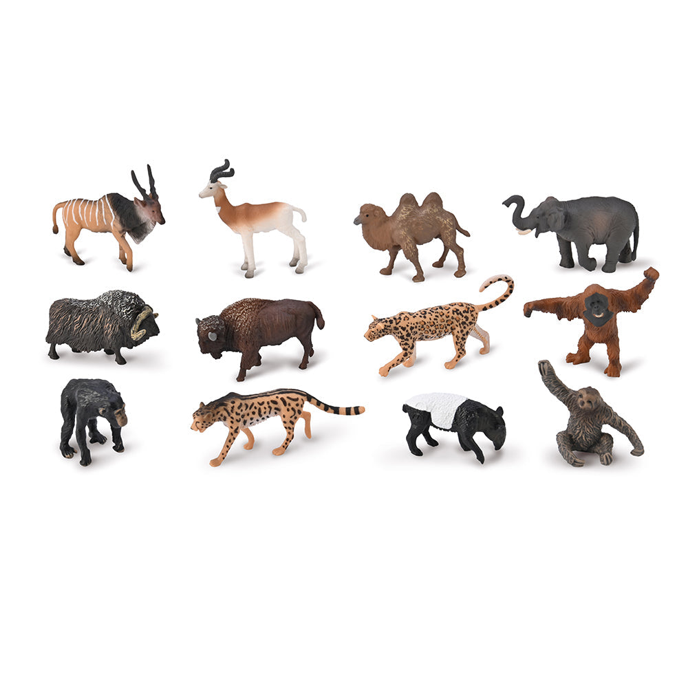 Box of Mini Wild Animals 2-Animal Figures-CollectA-Yes Bebe