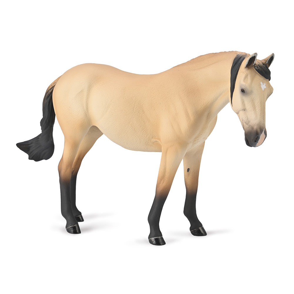 Lusitano Mare Buttermilk Buckskin (1:12 Scale)-CollectA-Yes Bebe