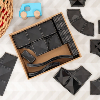 Magnetic Tiles Creative Roads Pack - 48 Pieces-Magnetic Tiles-Connetix-Yes Bebe