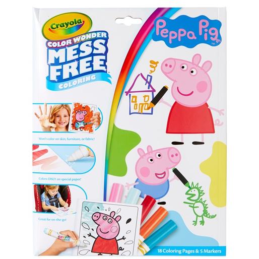 Peppa Pig Colour Wonder-Colouring-Crayola-Yes Bebe