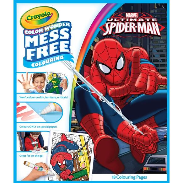 Spiderman Colour Wonder-Colouring-Crayola-Yes Bebe