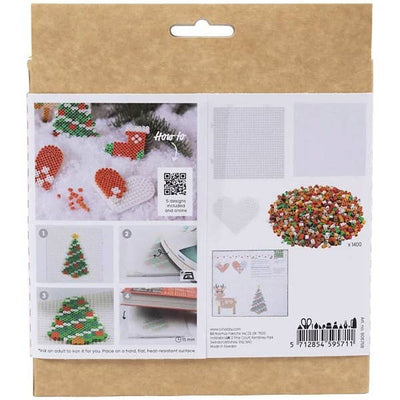 Christmas Ironing Beads Kit - Santa Claus - 5 pcs-Creativ Company-Yes Bebe