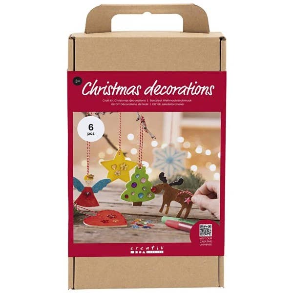 DIY coloring kit - Christmas decorations - 6 pcs-Creativ Company-Yes Bebe