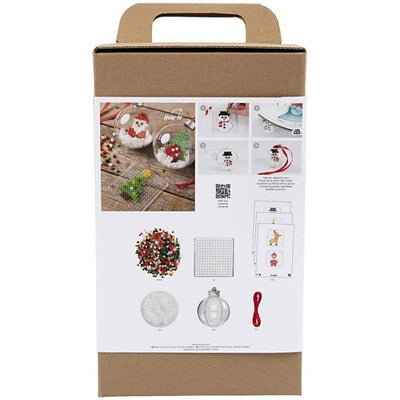 DIY ironing bead kit - Christmas balls - 6 pcs-Creativ Company-Yes Bebe
