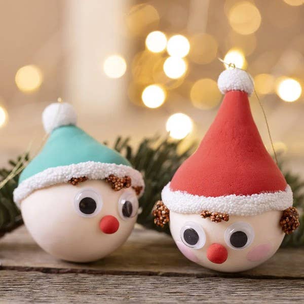 DIY modeling kit - Christmas balls - Elves - 2 pcs-Creativ Company-Yes Bebe
