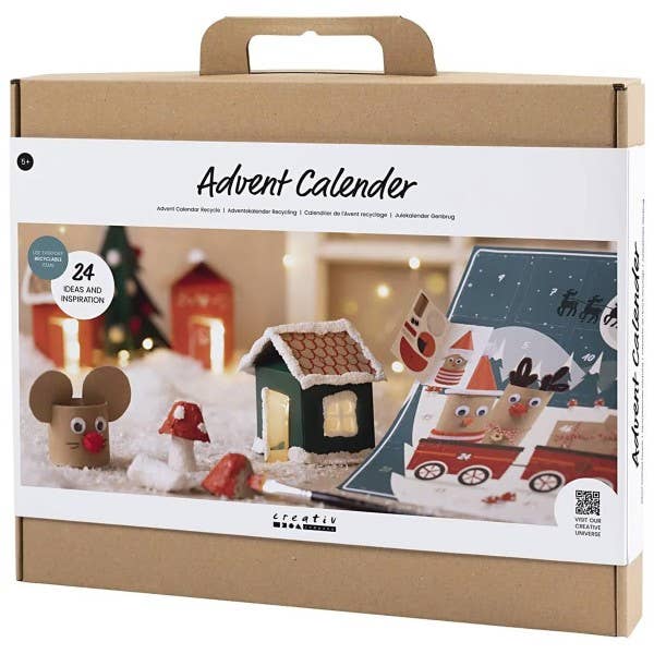 PRICING Children's advent calendar - Recycling 24 creative projects-Creativ Company-Yes Bebe