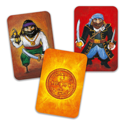 Pirate Strategy and Action Playing Card Game-Playing Cards-Djeco-Yes Bebe