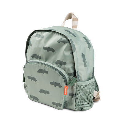Kids Backpack-Backpacks-Done By Deer-Croco Green-Yes Bebe