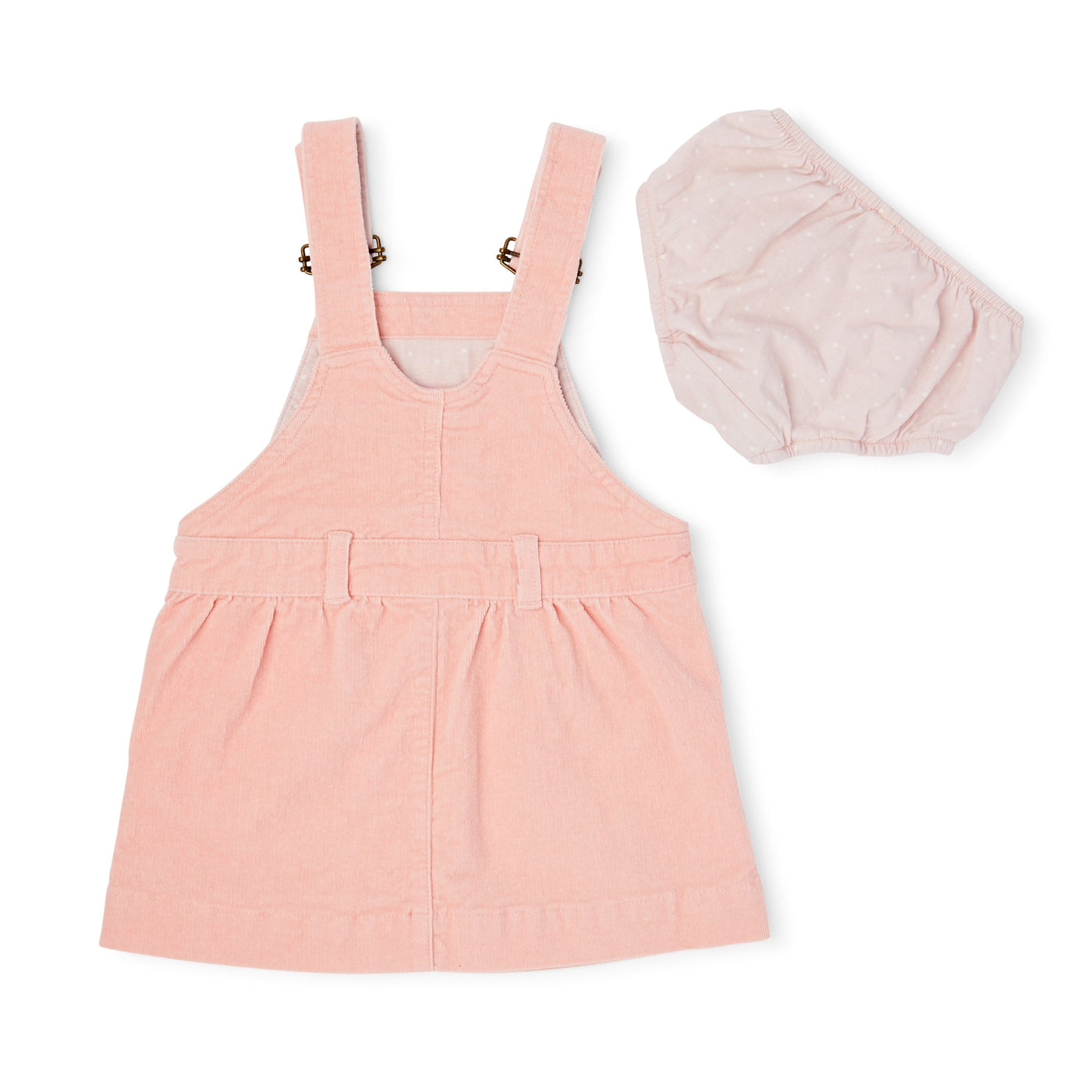 Old Rose Pink Corduroy Dress