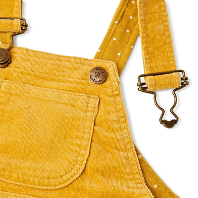 Ochre Corduroy Dress