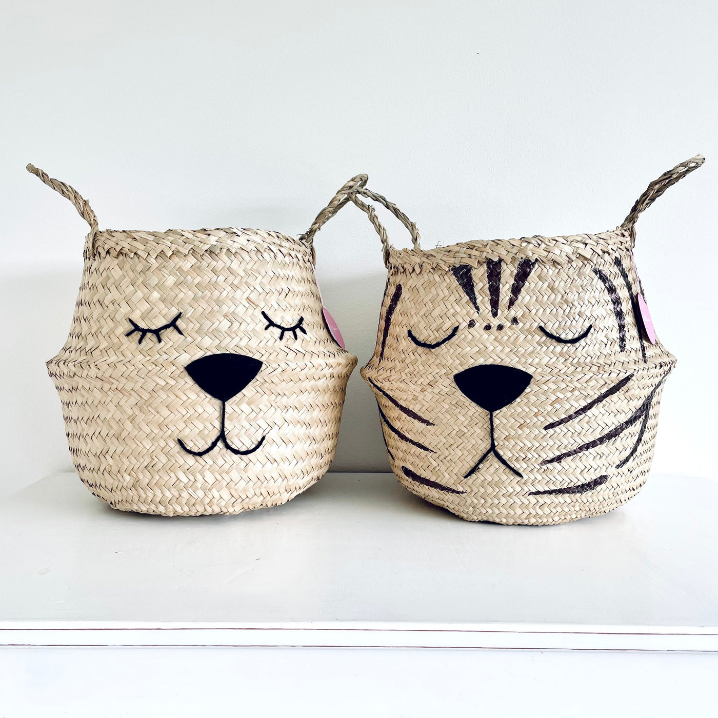 Natural Tiger Basket - Large