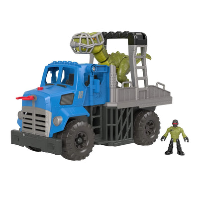 Fisher Price Imaginext Jurassic World Dominion Break Out Dino Hauler-Dolls, Playsets & Toy Figures-Fisher Price-Yes Bebe