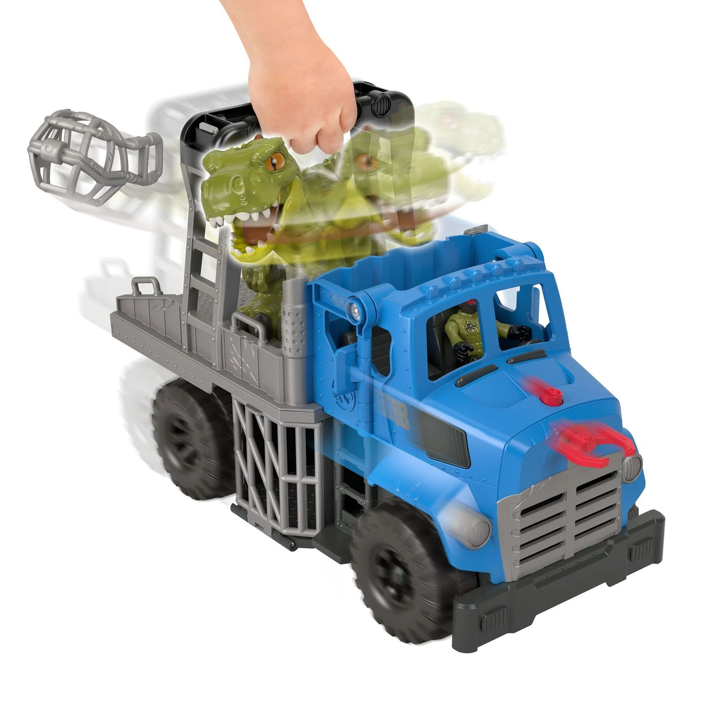 Fisher Price Imaginext Jurassic World Dominion Break Out Dino Hauler-Dolls, Playsets & Toy Figures-Fisher Price-Yes Bebe