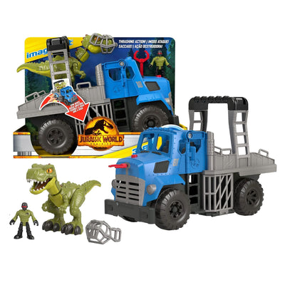 Fisher Price Imaginext Jurassic World Dominion Break Out Dino Hauler-Dolls, Playsets & Toy Figures-Fisher Price-Yes Bebe