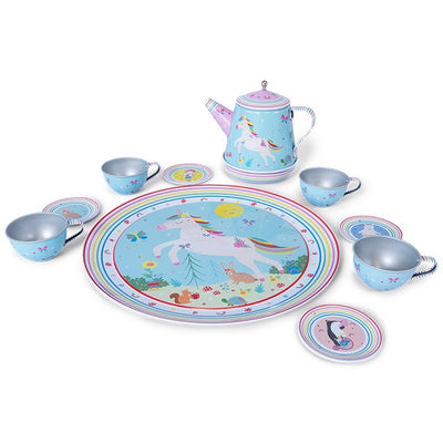 11 Piece Musical Tea Set - Rainbow Fairy-Kitchen and Tea Sets-Floss & Rock-Yes Bebe