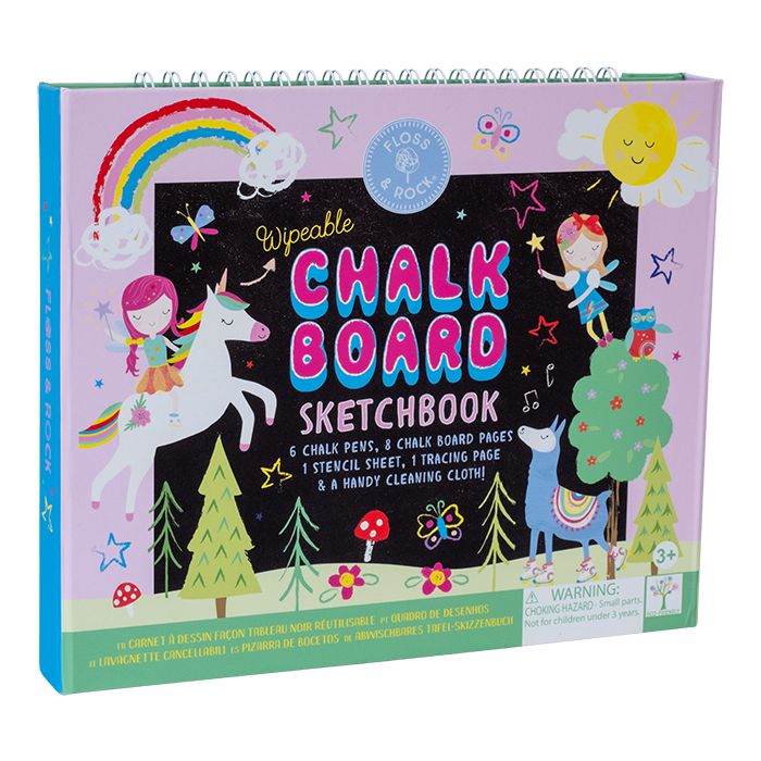 Chalk Board Sketchbook - Rainbow Fairy-Creative Art-Floss & Rock-Yes Bebe