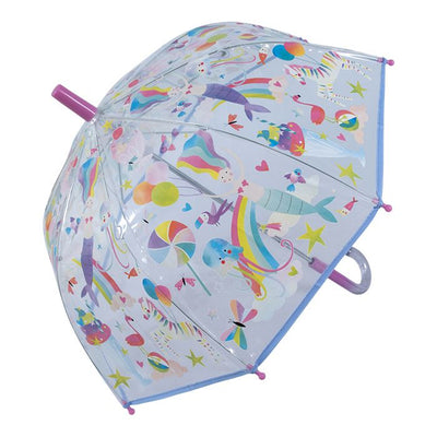 Clear Colour Changing Umbrella - Fantasy-Magic Umbrellas-Floss & Rock-Yes Bebe