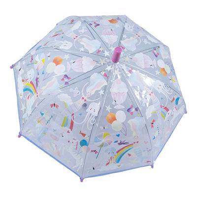 Clear Colour Changing Umbrella - Fantasy-Magic Umbrellas-Floss & Rock-Yes Bebe