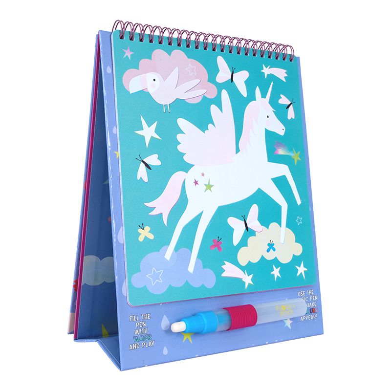 Magic Colour Changing Watercard Easel And Pen - Fantasy-Magic Water Easel Pads-Floss & Rock-Yes Bebe