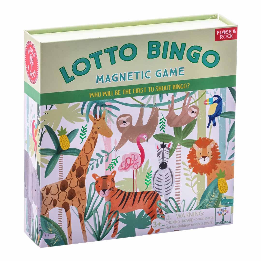 Magnetic Lotto Bingo - Jungle-Magnetic Play-Floss & Rock-Yes Bebe