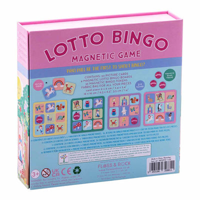 Magnetic Lotto Bingo - Rainbow Fairy-Magnetic Play-Floss & Rock-Yes Bebe