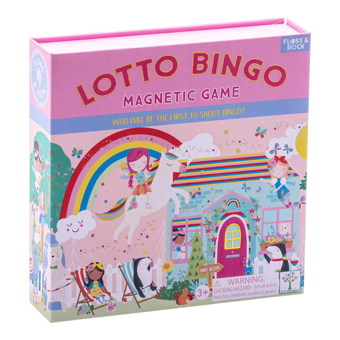Magnetic Lotto Bingo - Rainbow Fairy-Magnetic Play-Floss & Rock-Yes Bebe