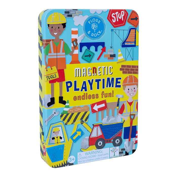 Magnetic Playtime - Construction-Magnetic Play-Floss & Rock-Yes Bebe