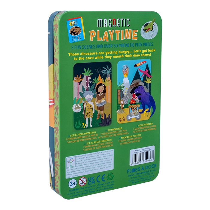 Magnetic Playtime - Dinosaur-Magnetic Play-Floss & Rock-Yes Bebe
