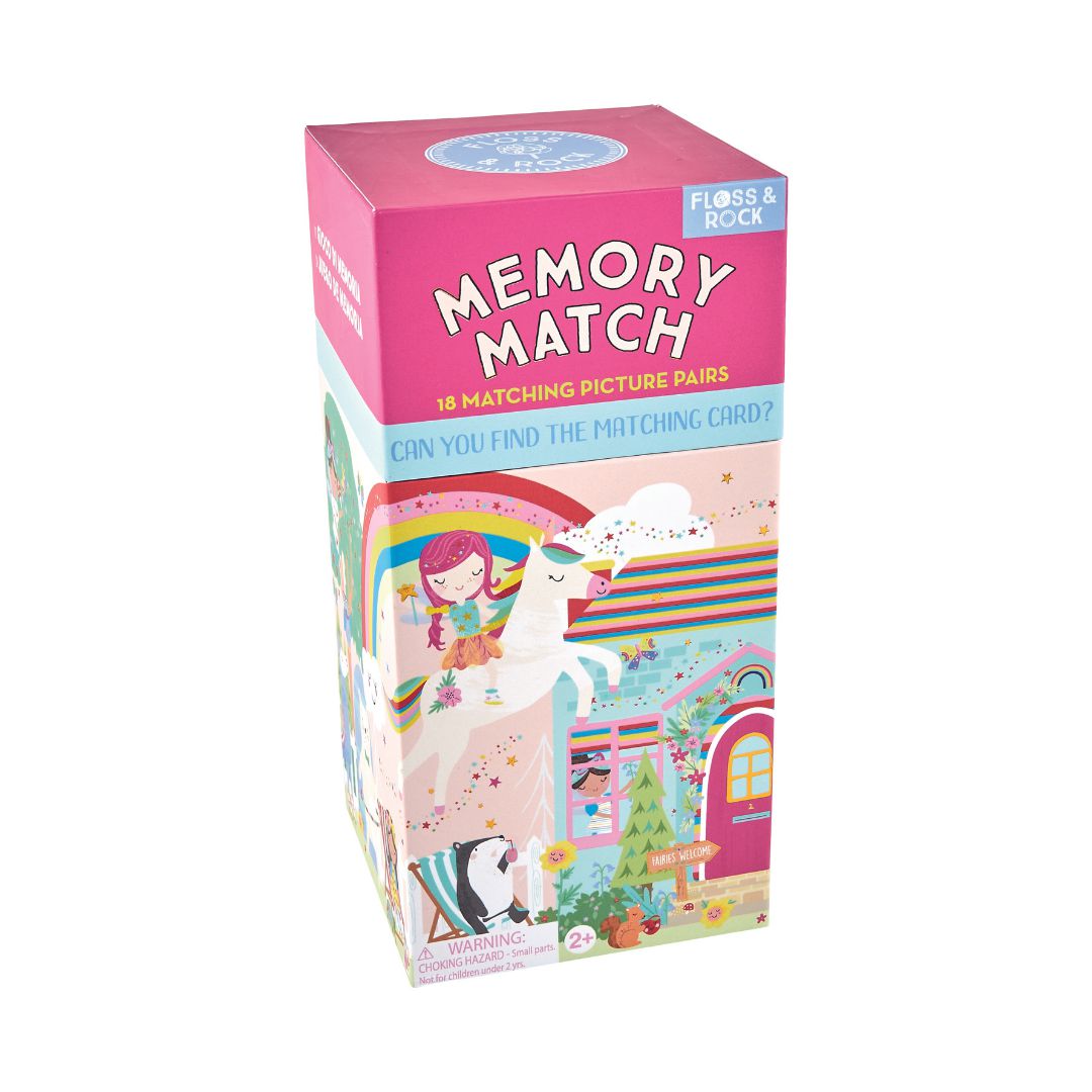 Memory Match Game - Rainbow Fairy-Memory Match-Floss & Rock-Yes Bebe