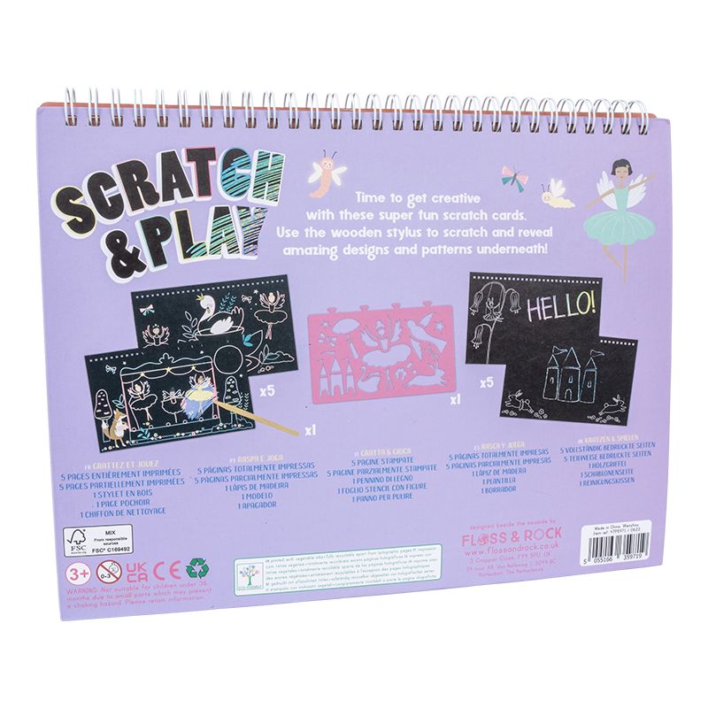Scratch And Play - Enchanted-Creative Art-Floss & Rock-Yes Bebe