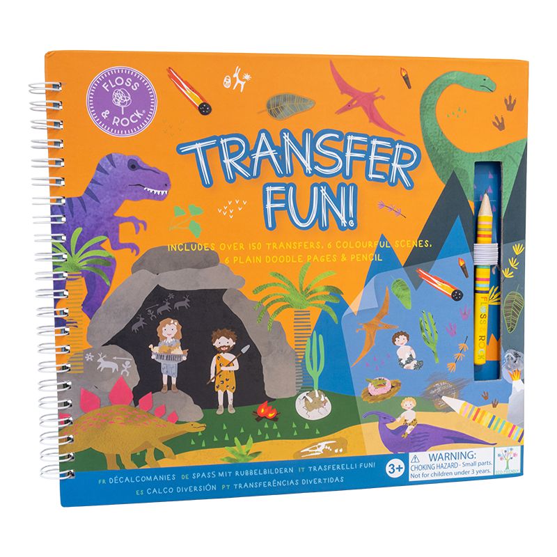 Transfer Fun - Dinosaur-Creative Art-Floss & Rock-Yes Bebe