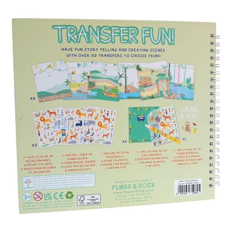 Transfer Fun - Jungle-Creative Art-Floss & Rock-Yes Bebe