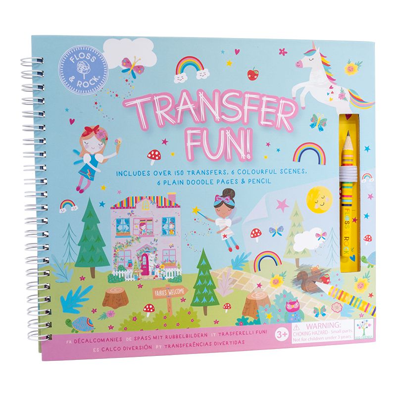 Transfer Fun - Rainbow Fairy-Creative Art-Floss & Rock-Yes Bebe