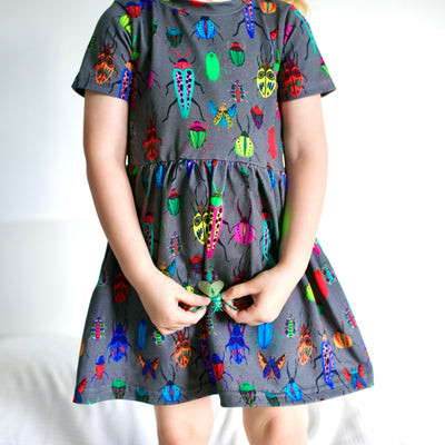 Beautiful Bug Print Dress-Dresses-Fred & Noah-Yes Bebe