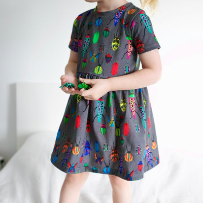 Beautiful Bug Print Dress-Dresses-Fred & Noah-Yes Bebe