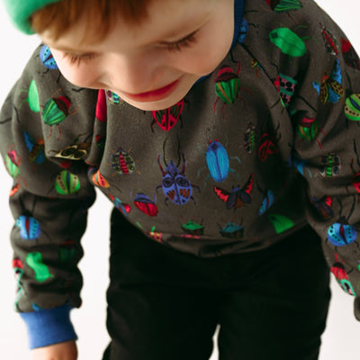 Beautiful Bug Print Sweater-Jumpers-Fred & Noah-Yes Bebe