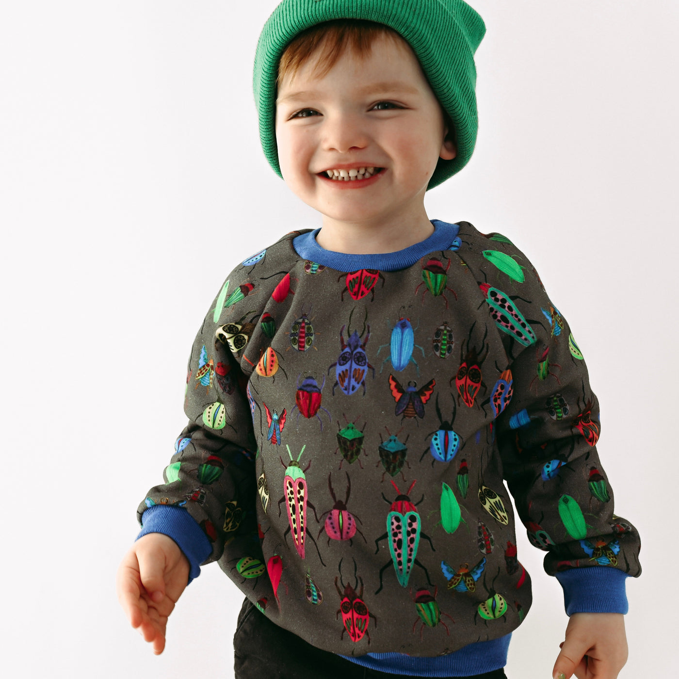 Beautiful Bug Print Sweater-Jumpers-Fred & Noah-Yes Bebe